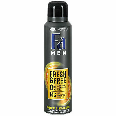Fa Men Fresh Free 0% Al.-alkohol deodorant 150ml Fa Men Fresh Free 0% Al.-alkohol deodorant 150ml