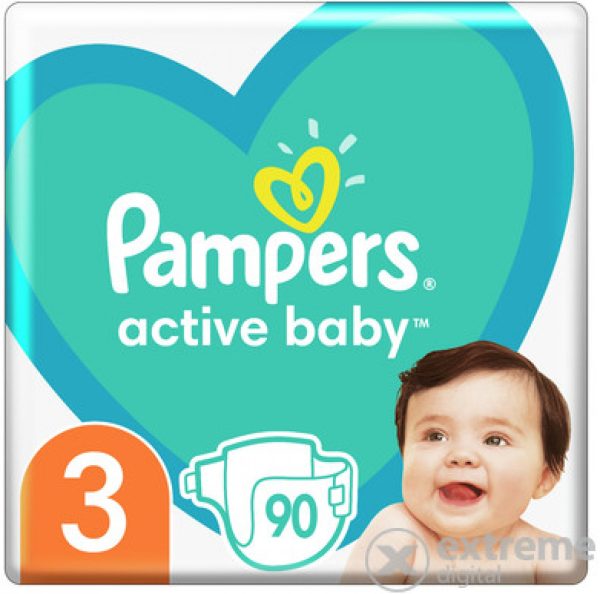 Pampers Active Baby 3 6-10 kg 90 ks
