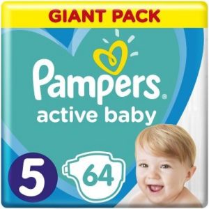 Pampers Active Baby Dry 5 Junior 11-16 kg 64 ks