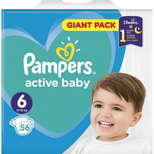 Pampers Active Baby 6 13-18kg 56 ks