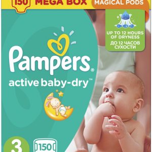 Pampers Active baby 3 midi 5-9 kg 150 ks