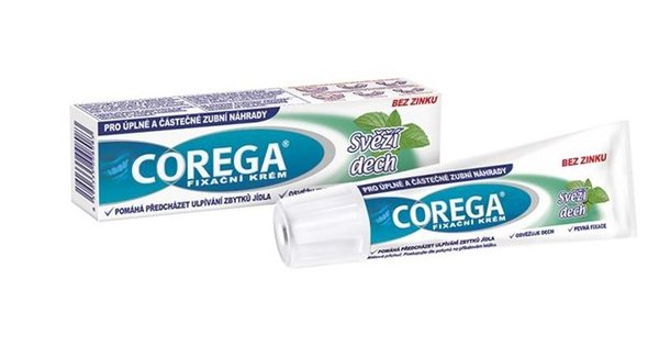 Corega Original fixačný krém extra silný svieži dych 40 ml Corega Original fixačný krém extra silný svieži dych 40 ml