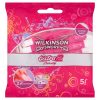 Wilkinson Sword Extra2 Beauty jednorazový holiaci strojček s 2 čepieľkami 5 ks