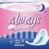 <p><em>Always ULTRA NIGHT vložky Sensitive 7ks</em></p>
<p><em>Always hygienické potreby poskytujú bezpečnú a diskrétnu ochranu v priebehu celého menštruačného cyklu. Tieto flexibilné krídelká pomáhajú chrániť postranné časti bielizne. Vďaka nim vložka tiež lepšie drží Always Sensitive Ultra night 7ks