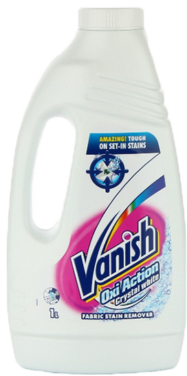 Vanish Oxi Action Crystal White odstaňovač škvŕn 1l Vanish Oxi Action Crystal White odstaňovač škvŕn 1l