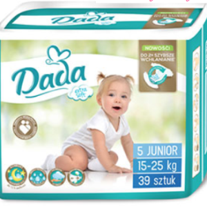 Dada Extra Soft Junior 5 Eko plienky 39ks 15-25kg