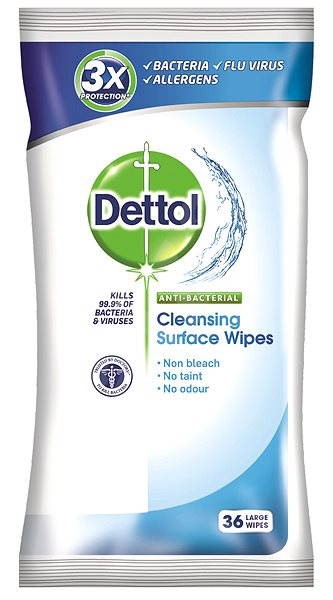 Dettol antibakteriálne obrúsky na povrchy 36ks Dettol antibakteriálne obrúsky na povrchy 36ks
