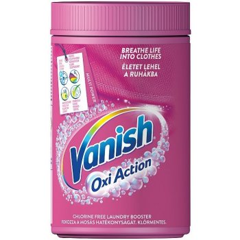 Vanish Oxi Action Pink prášok na škvrny 423g Vanish Oxi Action Pink prášok na škvrny 423g