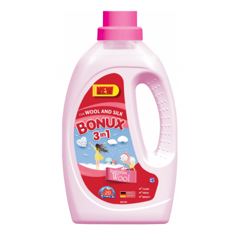 Bonux Australian Wool 3v1 gél na pranie 20PD 1 Bonux Australian Wool 3v1 gél na pranie 20PD 1