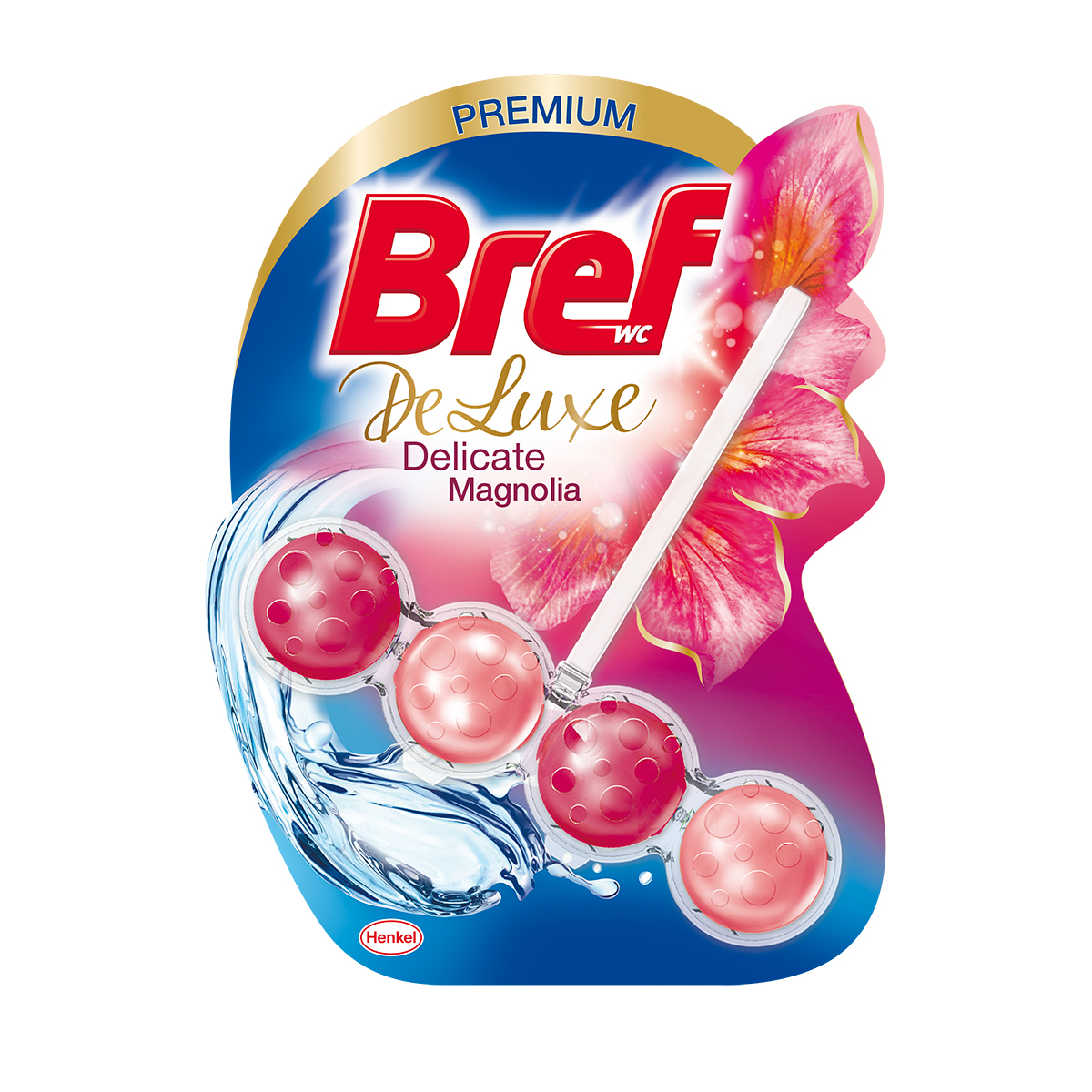 Bref DeLuxe Delicate Magnolia WC Blok 50g Bref DeLuxe Delicate Magnolia WC Blok 50g