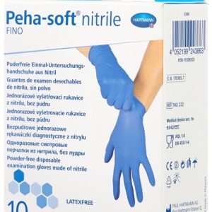 Peha-soft nitril fino rukavice nepudrované L 10 ks