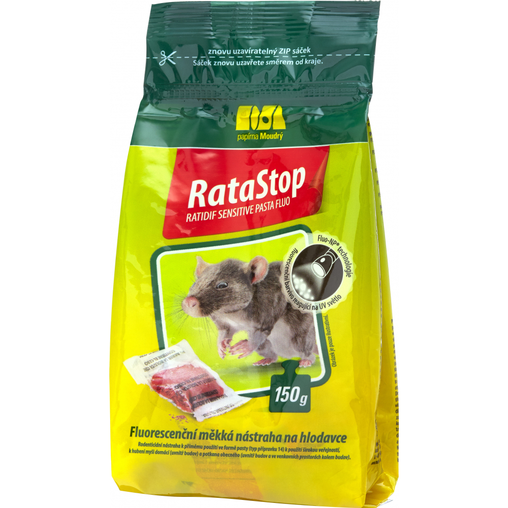 Ratrex Ratastop mäkká návnada na hlodavce 150g Ratrex Ratastop mäkká návnada na hlodavce 150g