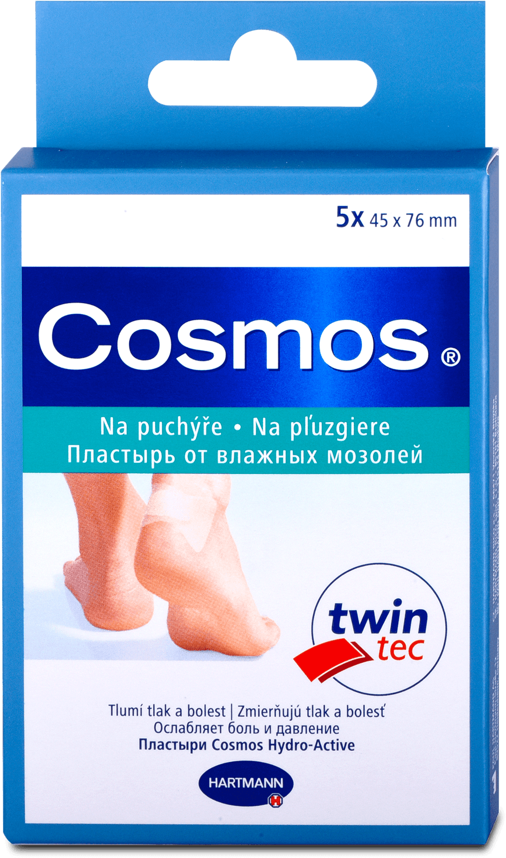 Cosmos náplasť na pľuzgiere na päte 5ks Cosmos náplasť na pľuzgiere na päte 5ks