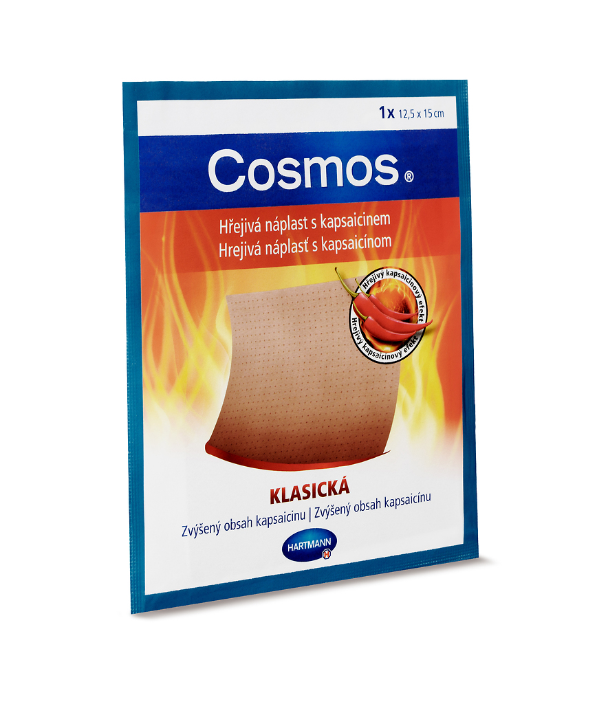 Cosmos Hrejivá náplasť s kapsaicínom KLASICKÁ 12 Cosmos Hrejivá náplasť s kapsaicínom KLASICKÁ 12