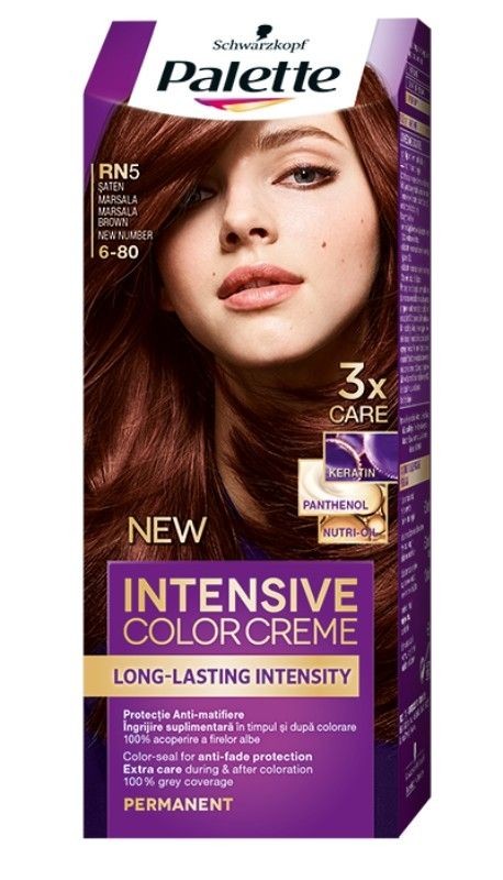 Palette Intensive Color Creme farba na vlasy RN5 Palette Intensive Color Creme farba na vlasy RN5