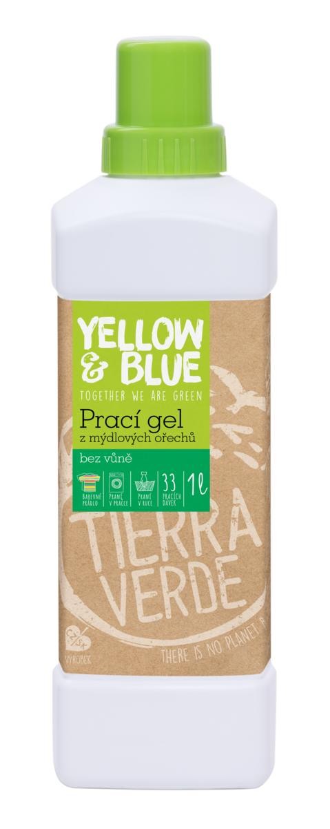 Tierra Verde prací gél z mydlových orechov bez vône 1L Tierra Verde prací gél z mydlových orechov bez vône 1L