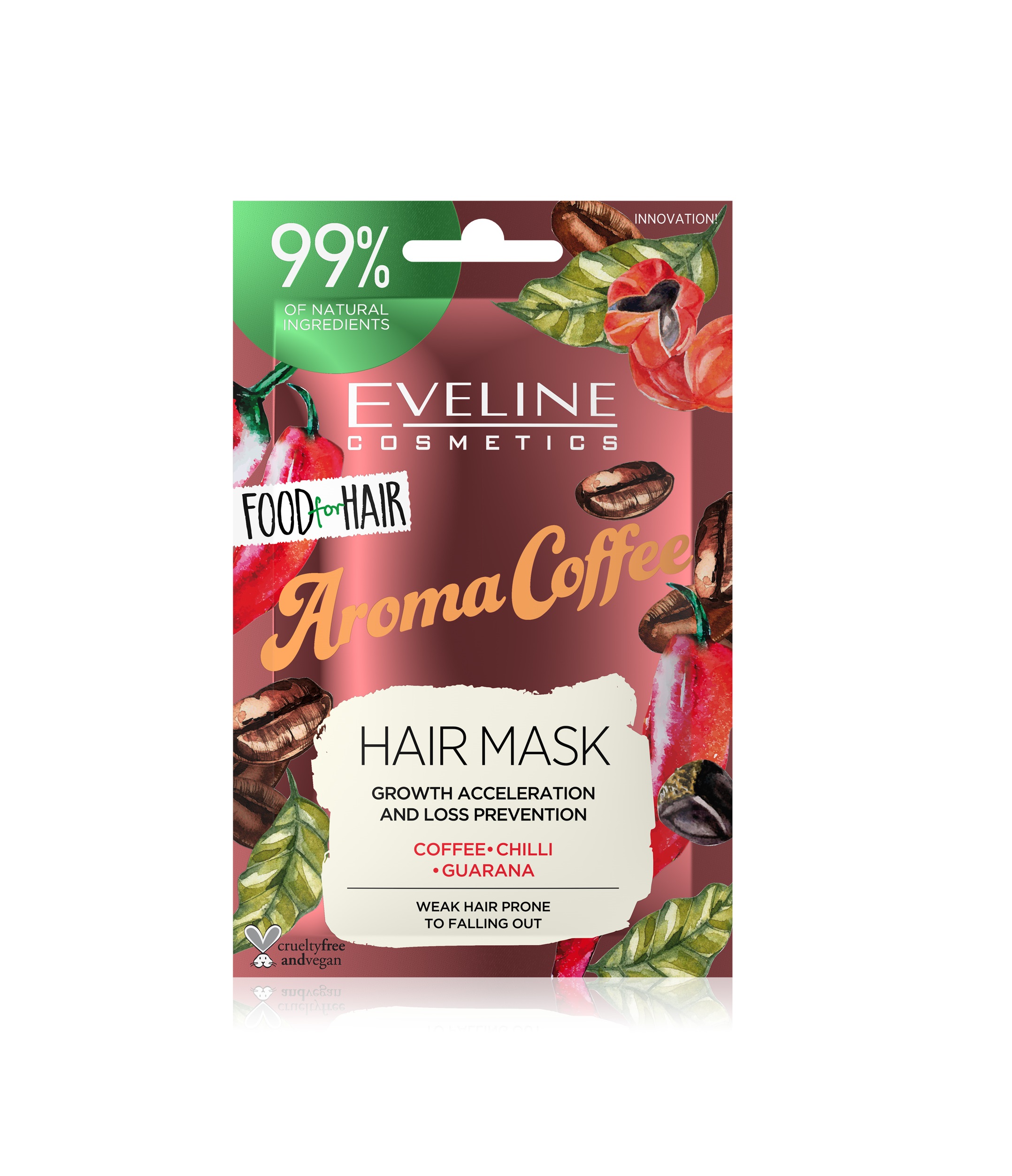 Eveline Cosmetics EVELINE Aroma Coffee regeneračný šampón na vlasy 20ml Eveline Cosmetics EVELINE Aroma Coffee regeneračný šampón na vlasy 20ml