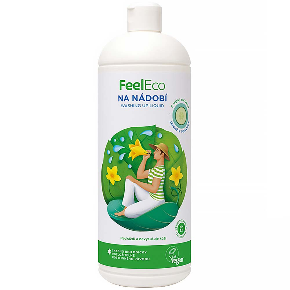 FeelEco Prostriedok na umývanie riad Uhorka 500ml FeelEco Prostriedok na umývanie riad Uhorka 500ml