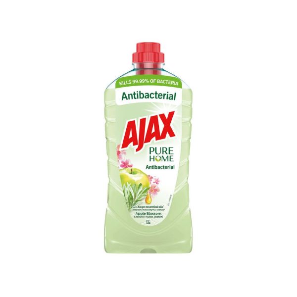 Ajax Pure Home Apple blossom antibakteriálny čistiaci prostriedok na podlahy 1l