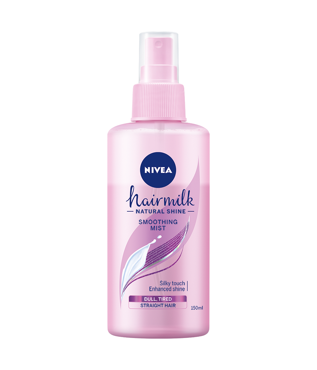 Nivea Hairmilk Natural Shine Smoothing Mist pre normálne vlasy 150ml Nivea Hairmilk Natural Shine Smoothing Mist pre normálne vlasy 150ml