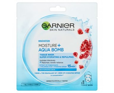 Garnier Hydra Bomb Pomegranate maska na tvár 28g Garnier Hydra Bomb Pomegranate maska na tvár 28g