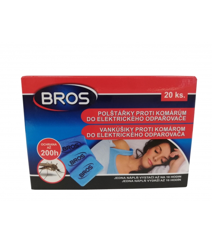 Bros náhradné vankúšiky do elektrického odparovača 20 ks Bros náhradné vankúšiky do elektrického odparovača 20 ks