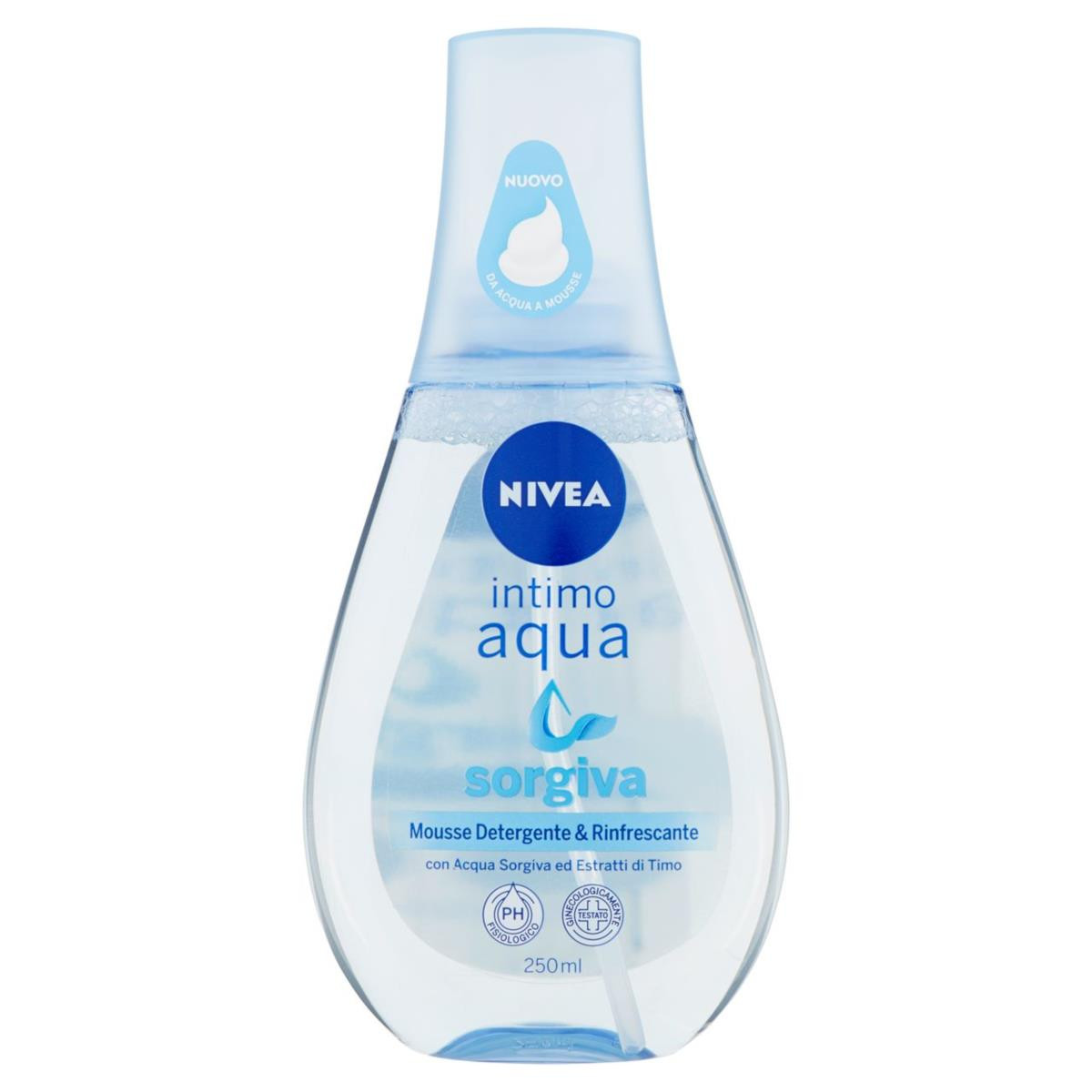 Nivea Intimo Aqua spring hydratačná pena pre intímnu hygienu 250ml Nivea Intimo Aqua spring hydratačná pena pre intímnu hygienu 250ml