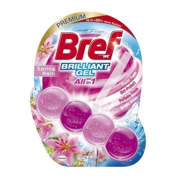 Bref Brilliant Gel Spring Rain WC Blok 42g Bref Brilliant Gel Spring Rain WC Blok 42g