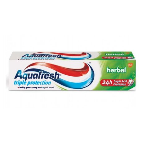 Aquafresh Triple protection Herbal zubná pasta 100ml Aquafresh Triple protection Herbal zubná pasta 100ml