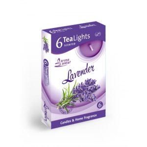 Admit Čajové vonné sviečky (6ks) - Lavender