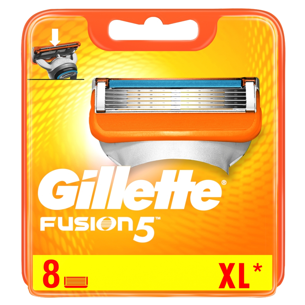 Gillette Fusion 5 náhradné čepieľky 8ks Gillette Fusion 5 náhradné čepieľky 8ks
