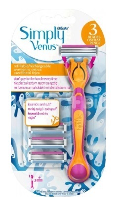 Gillette Simply Venus strojček + 3 náhrady Gillette Simply Venus strojček + 3 náhrady
