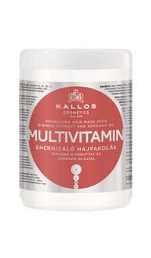 Kallos MULTIVITAMIN energetizujúca maska na vlasy 1 l Kallos MULTIVITAMIN energetizujúca maska na vlasy 1 l