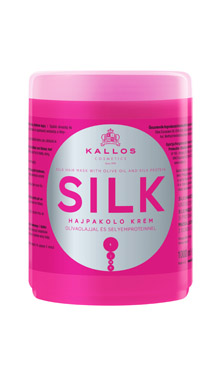 Kallos Silk Hair Mask Maska na vlasy 1000 ml Kallos Silk Hair Mask Maska na vlasy 1000 ml