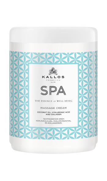 Kallos SPA masážny krém s kokosovým olejom 1000ml Kallos SPA masážny krém s kokosovým olejom 1000ml