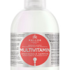 <p><strong>Kallos Multivitamin šampón - 1000 ml.</strong> <br /><br /><strong>Energetizujúci</strong> šampón na vlasy<strong> s obsahom extraktu ženšenu Kallos MULTIVITAMIN energetizujúci šampón na vlasy 1 l