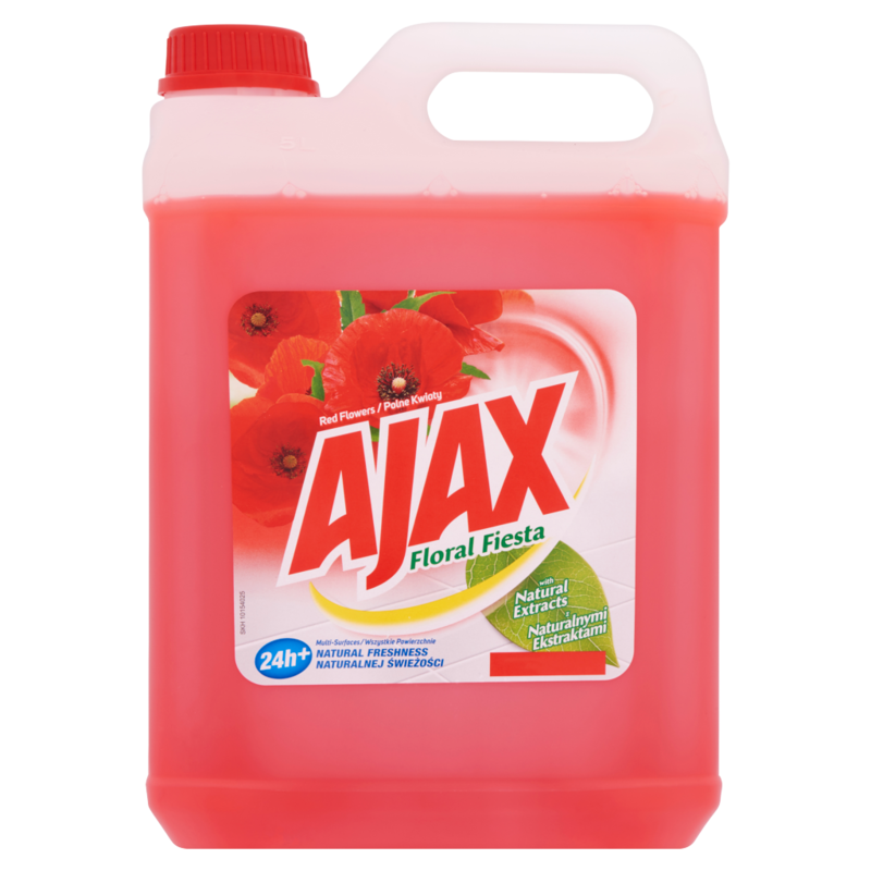 Ajax Red Flowers čistiaci prostriedok na podlahy 5l Ajax Red Flowers čistiaci prostriedok na podlahy 5l