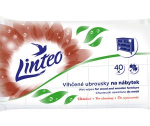 Linteo Home vlhčené obrúsky na nábytok 40 ks