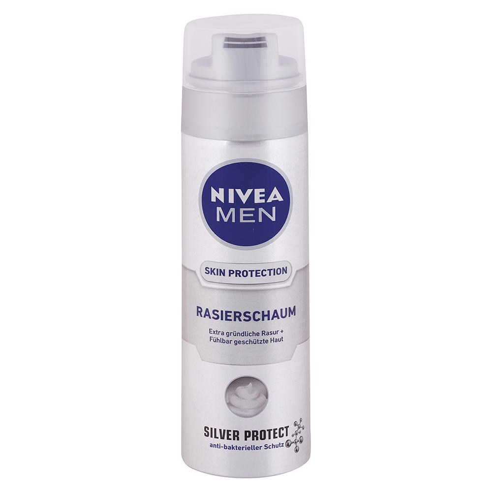 Nivea men Silver Protect pena na holenie 200ml Nivea men Silver Protect pena na holenie 200ml