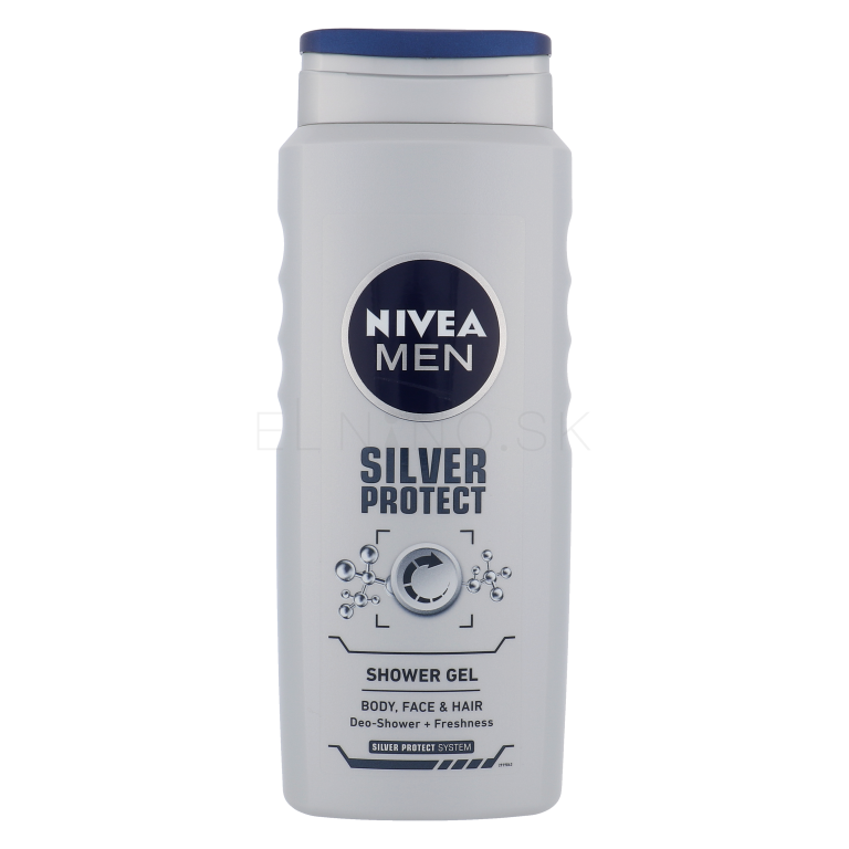 Nivea Men Silver Protect sprchový gél 500ml Nivea Men Silver Protect sprchový gél 500ml